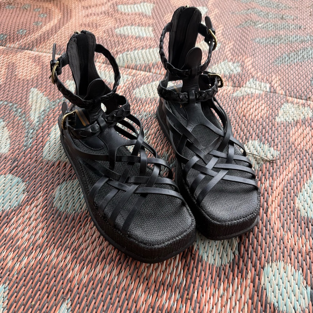 Sam Edelman Nicki Gladiator Platform Strappy Sandals